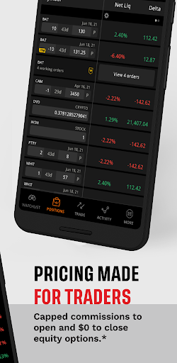 tastytrade: Invest & Trade Screen 2