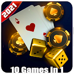 Cover Image of डाउनलोड 10 3D-Games in 1 Poker Solitaire Card puzzle games 1.1 APK