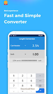Length Converter - inch,cm,mil