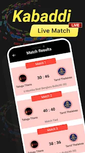 Kabaddi Match Score - AllMatch