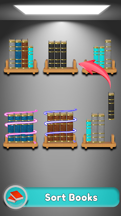 Book Sort Puzzle Sortit Right - Screenshot 1