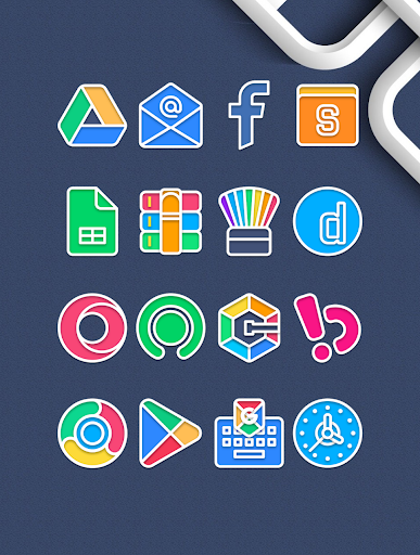 Garis Light - Lines Icon Pack Screen 2