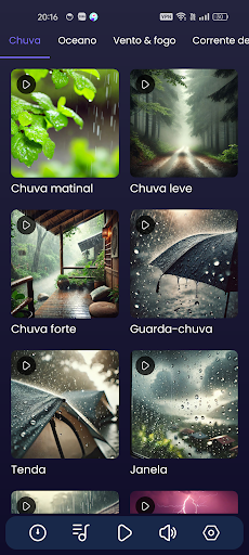 Visualização do aplicativo
