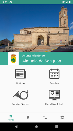 Android application Ayto de Almunia de San Juan screenshort