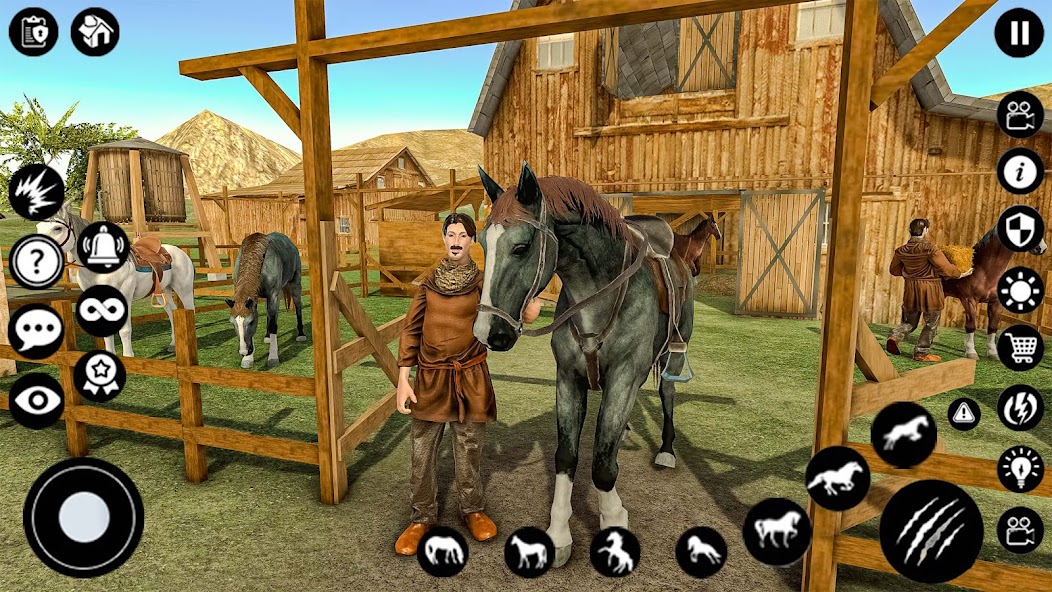 Stable Horse Life Simulator 1.1 APK + Mod (Unlimited money) untuk android