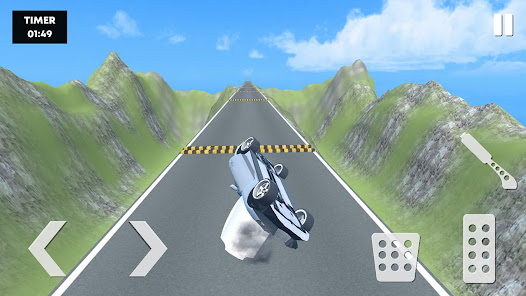 Car VS Speed Bump Car Crash  screenshots 5