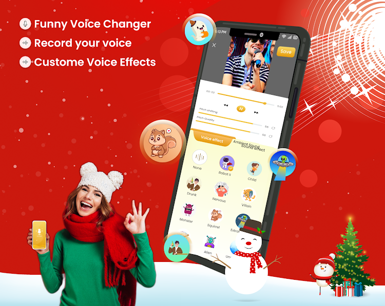 Voice Changer: Funny Sounds - 1.1.5 - (Android)