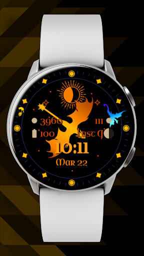 Iron Wing watch face screenshot 12