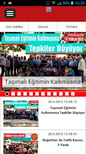 Android application Kardelen Gazetesi screenshort
