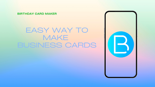 Android application business card Maker screenshort