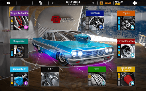 Nitro Nation – Courses de drag et de drift screenshots apk mod 3