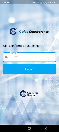 Android application Cefas Concorrente screenshort