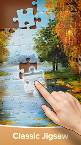 Jigsaw Puzzles - Puzzle Game Mod + Apk(Unlimited Money/Cash) screenshots 1