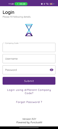 Android application Punctualiti YB screenshort