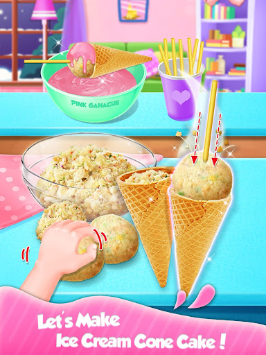 Ice Cream Cone Cake - Sweet Trendy Desserts  screenshots 2