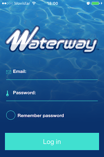 Android application Waterway Pool Control screenshort