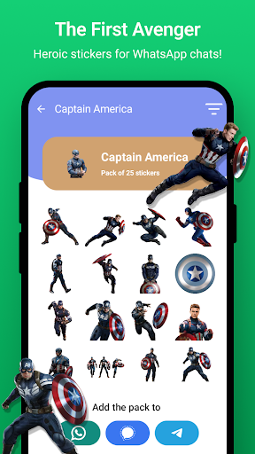 Screenshot of Stickers for chatting - WA