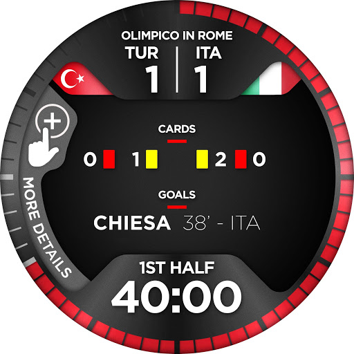 Android application Hublot loves football Euro 20 screenshort
