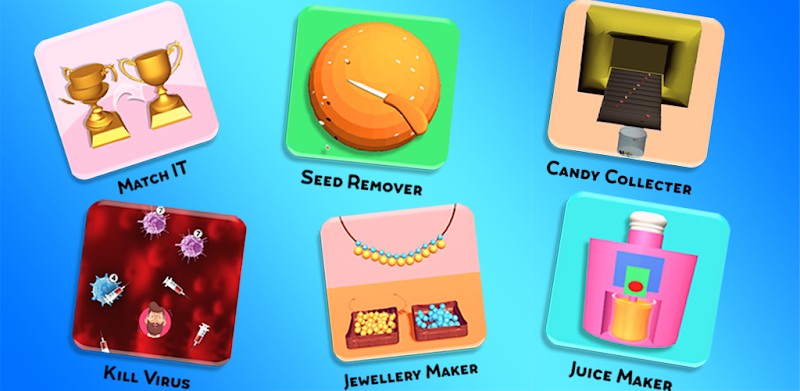 All in One 3D Satisfying Games! Smooth & Addictive