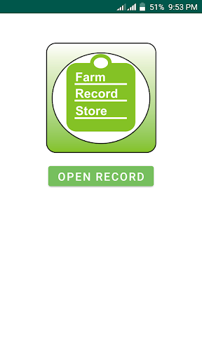 Android application Farm Record Store screenshort
