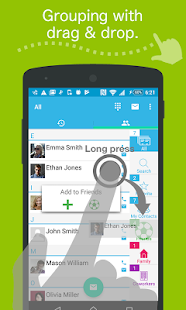 Contacts A+ groups & dialer android2mod screenshots 1