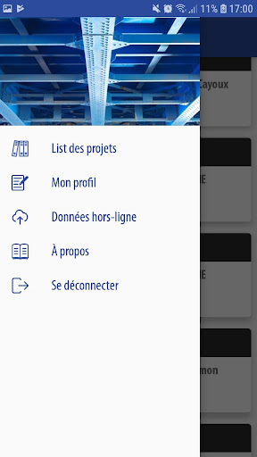 Android application LIRIS-Connect - OSMOS screenshort