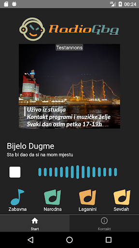 Android application Radio Gbg screenshort
