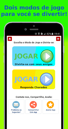 Android application Adivinhe: O que é o que é? screenshort
