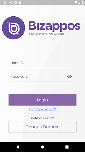 Android application BIZAPPOS screenshort