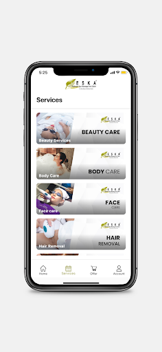 ESKA Spa Mobile Screen 2