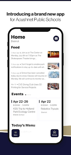 Android application Acushnet Public Schools screenshort
