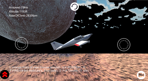 Android application VFR Planets Flying Adventure screenshort