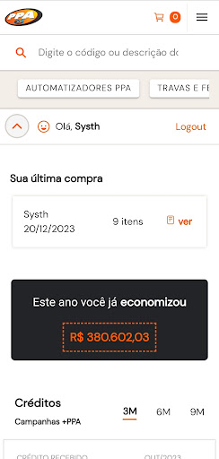 Shop Online PPA Screen 2