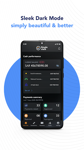 SingleView – Open Banking Screen 2