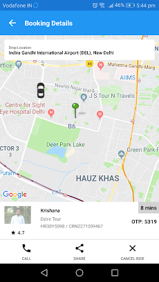 Oye Taxi - Book cheapest cabs in Indiaのおすすめ画像4