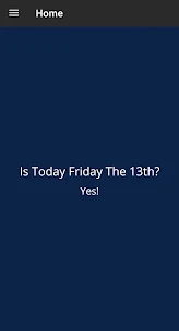 Is Today Friday The 13th