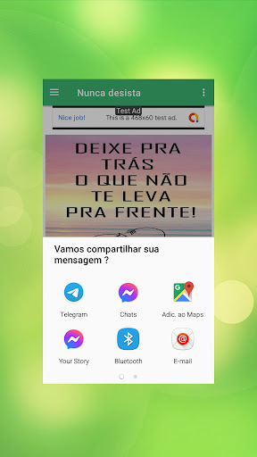 Reflexão, Motivação e Fé Screen 3