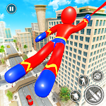 Cover Image of ダウンロード 警察の棒人間のロープスーパーヒーローゲーム 17 APK