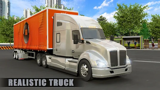 US truck driving 3d sim