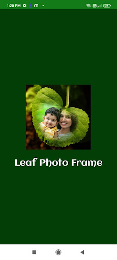 Android application Leaf Photo Frame screenshort
