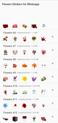 WASticker Flowers Stickers Screen 2
