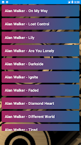 Captura de Pantalla 9 Alan Walker + lirik offline android