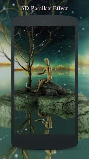 Android application 3D strange doll Live Wallpaper screenshort