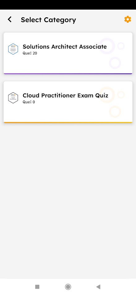 AWS Certification Exam Quiz Screen 2