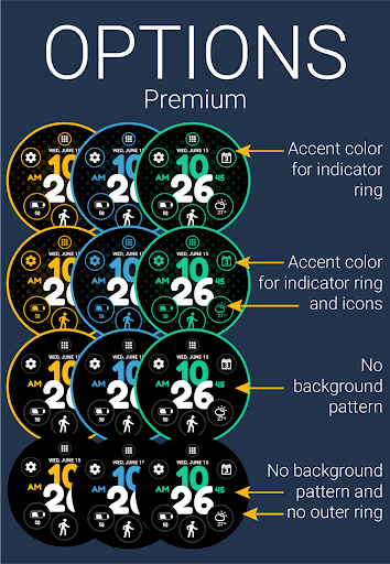 Color Watch Face (by HuskyDEV) Screen 2