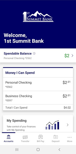 First State Bank Ryan Mobile Screen 2
