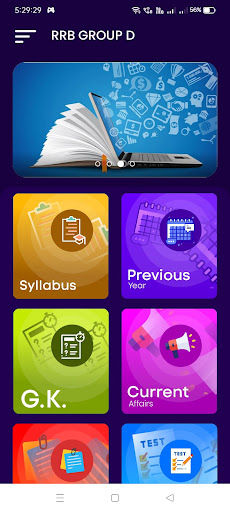 RRB Exam - Prepare & Mock Test Screen 2