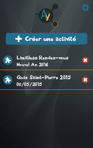 Android application Activitycs screenshort