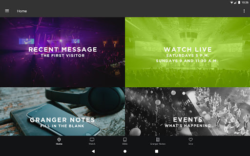 Screenshot of Granger Community Church