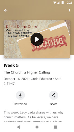 Screenshot of One Community Church Texas